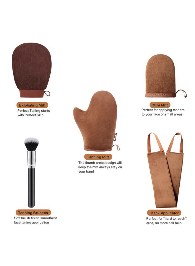 G GAIYAH GAIYAN Self Tanning Mitt Applicator Self Tanning Mitts Self Tanner Mitt Applicator Set Tanning Glove for Self Tan, Self Tanner Glove, Self Tanner Applicator, Self Tan Mitt Sunless Tanner Mitt - Image 2