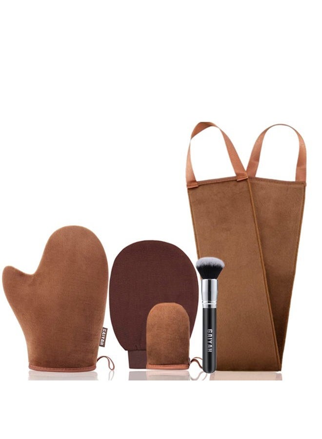 G GAIYAH GAIYAN Self Tanning Mitt Applicator Self Tanning Mitts Self Tanner Mitt Applicator Set Tanning Glove for Self Tan, Self Tanner Glove, Self Tanner Applicator, Self Tan Mitt Sunless Tanner Mitt - Image 1