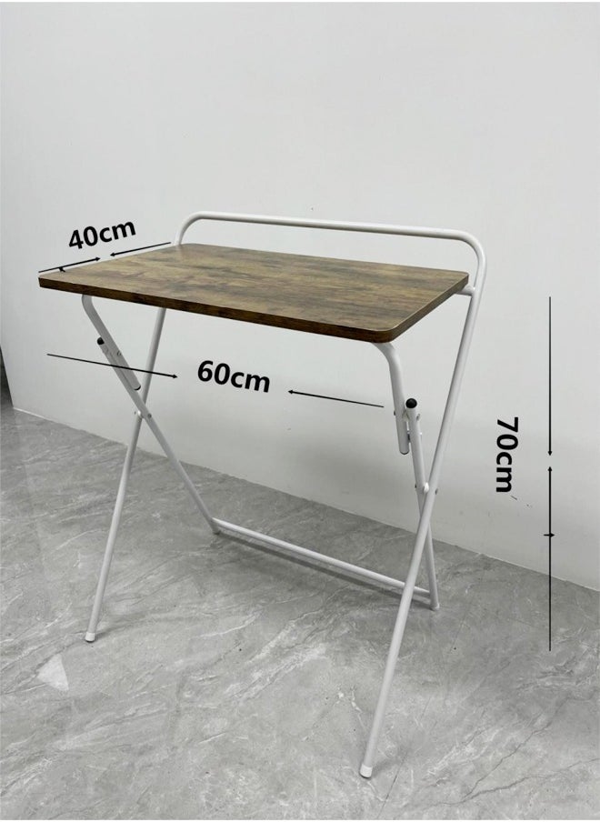 Raffine - Multi-functional Folding Table Portable Desk for Computer Camping Garden Picnic Coffee 60 x 40 x 70 Centimeter - Image 1