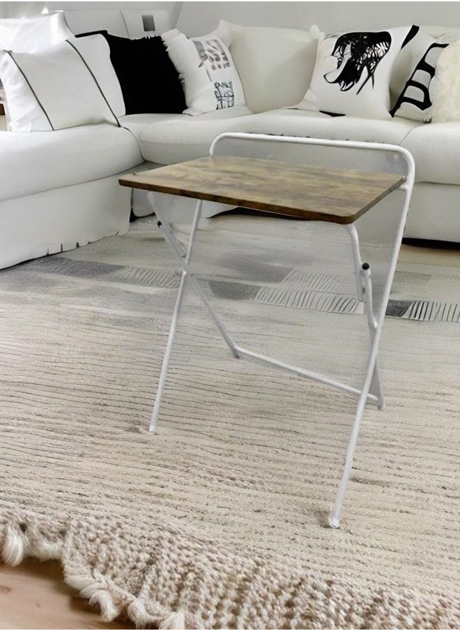 Raffine Multi-functional Folding Table Portable Desk for Computer Camping Garden Picnic Coffee 60 x 40 x 70 Centimeter  - Image 5