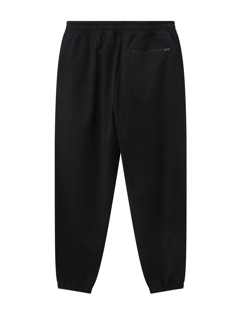 GIORDANO Men's Cotton Polyester Stretch Interlock Joggers - Relaxed Taper Fit