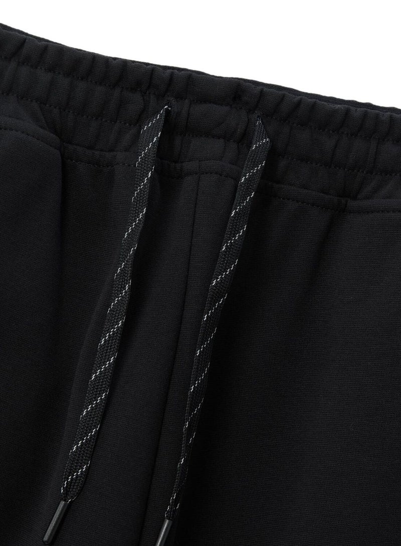 GIORDANO Men's Cotton Polyester Stretch Interlock Joggers - Relaxed Taper Fit - Image 3
