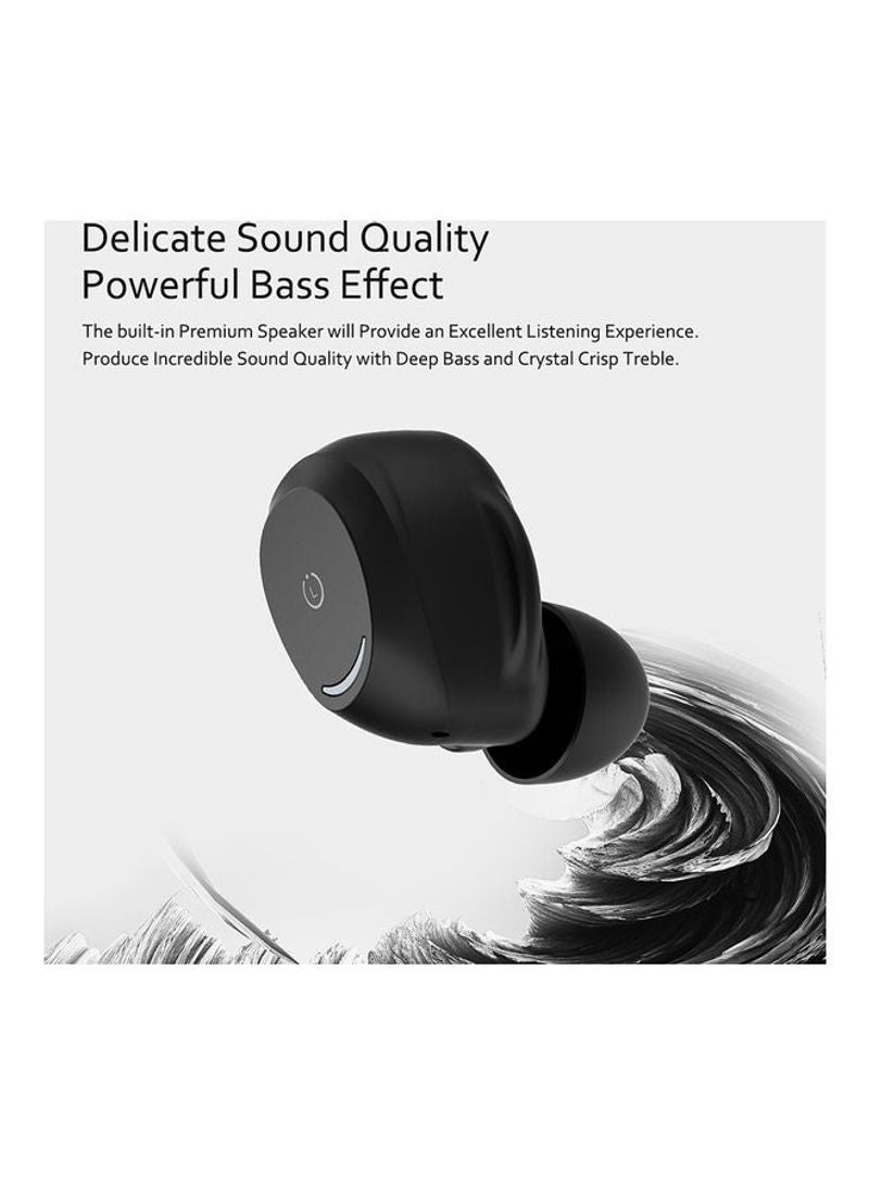 TWS سماعة أذن لاسلكية تعمل بتقنية البلوتوث أسود - Image 4