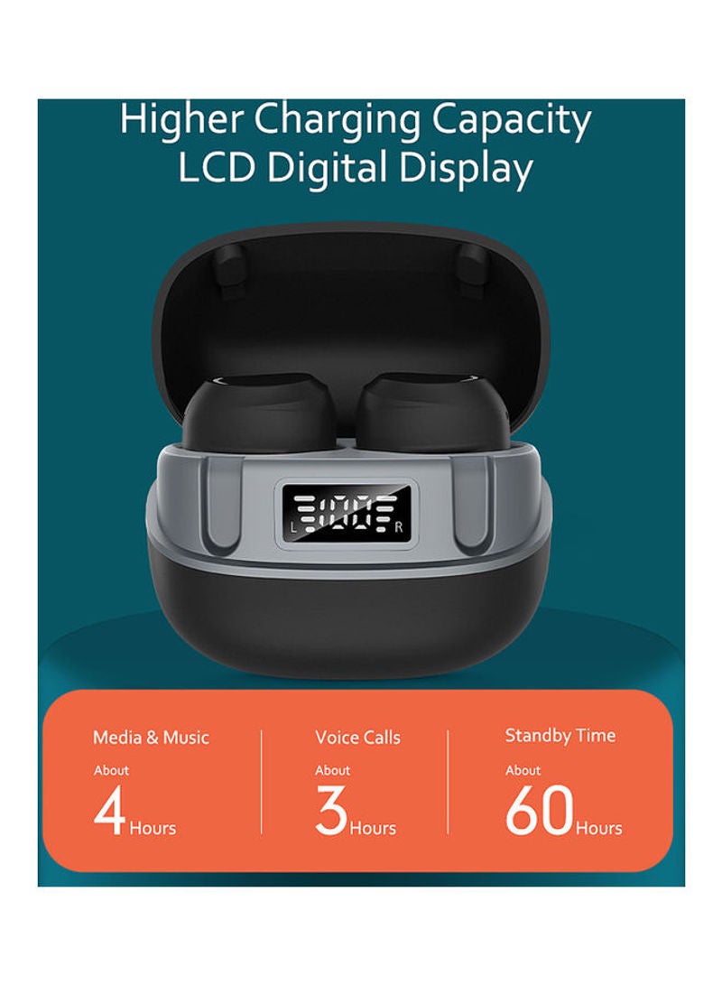 TWS سماعة أذن لاسلكية تعمل بتقنية البلوتوث أسود - Image 5