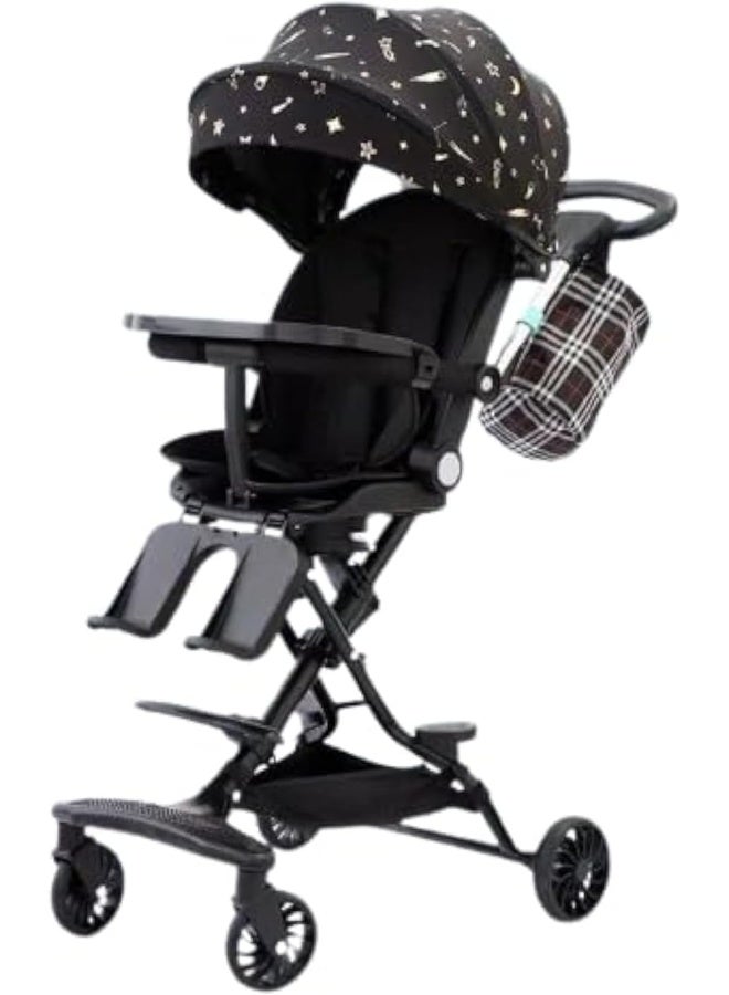 Travel Stroller for Airplane- Portable Compact Airport Stroller - Small Stroller for Toddler Travel - All Terrain Stroller for Toddler Stroller - Image 1