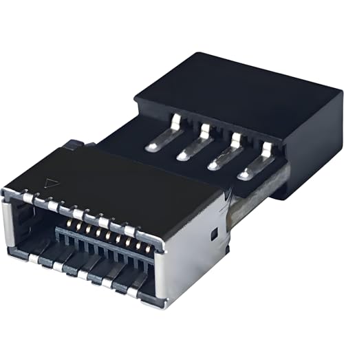 Bejavr USB 2.0 to USB 3.2 Gen 1 Header Adapter Front Panel Connector Motherboard 9Pin to Type-E/USB C - Image 5