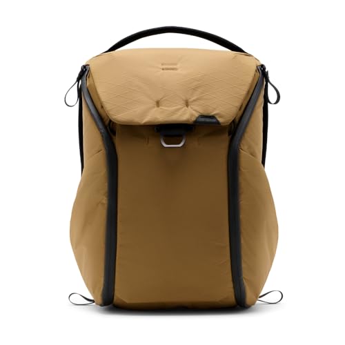 Peak Design Everyday Backpack 20L Coyote MagLatch Top Dual Side Access FlexFold Dividers Fits 15 Laptop For Camera Carry Daily Commutes or Travel Versatile Backpack for Men and Women - Image 1