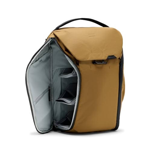Peak Design Everyday Backpack 20L Coyote MagLatch Top Dual Side Access FlexFold Dividers Fits 15 Laptop For Camera Carry Daily Commutes or Travel Versatile Backpack for Men and Women - Image 3