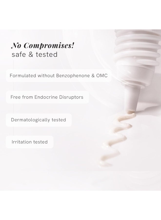 Ultra Light Sunscreen SPF 50 PA+++ for Oily, Dry, Acne-prone Skin  For Men And Women  50 Grams