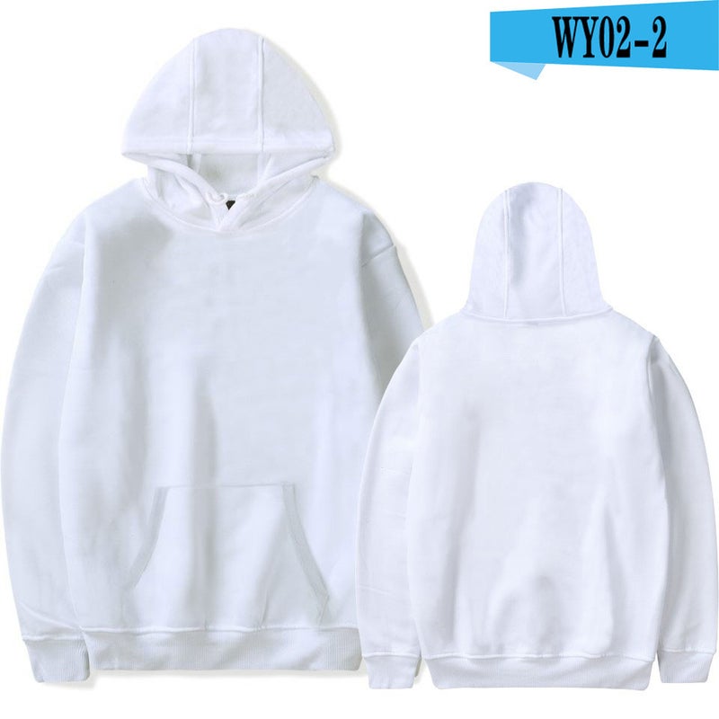 Blank Men'S Sweater Overalls Fleece-Lined Pullover Men'S And Women'S Solid Color Hooded Jacket New 2022 - Image 1