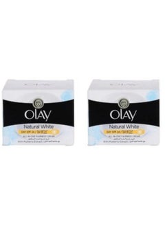 Olay 2 pieces natural white cream 50 ml all in 1 DAY  - Image 1
