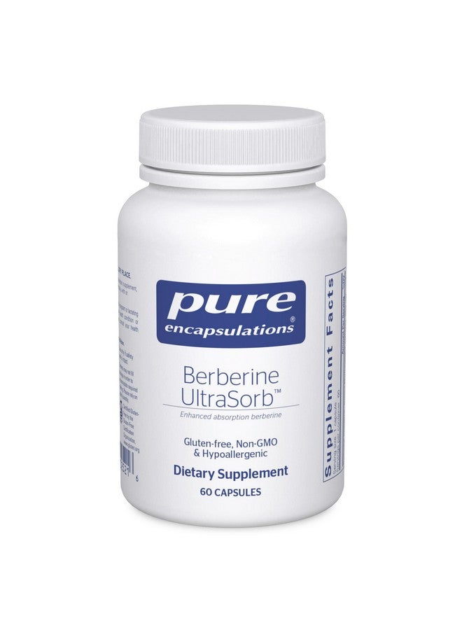 Pure Encapsulations Berberine UltraSorb | Enhanced Absorption Berberine | 60 Capsules - Image 1