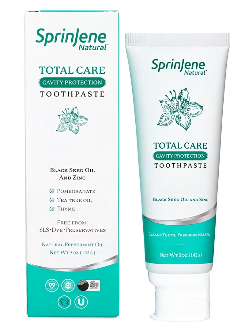 سبرين جين معجون أسنان سبرينجين لحماية الأسنان من التسوس والعناية الكاملة 142 جرام