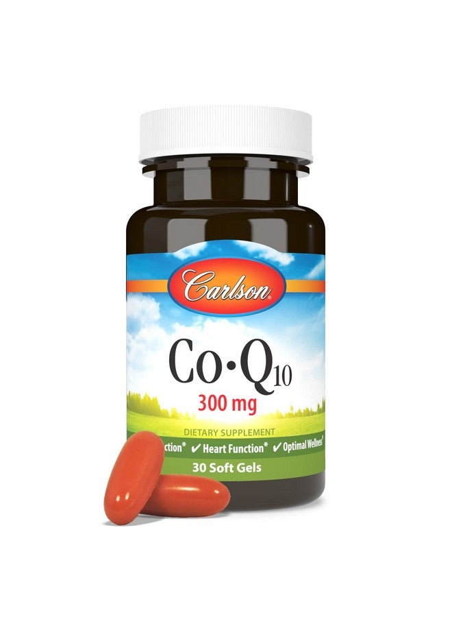 Carlson - Co-Q10, 300 mg of CoEnzyme Q10, Promotes Normal Energy Production & Heart Function, 30 soft gels - Image 5