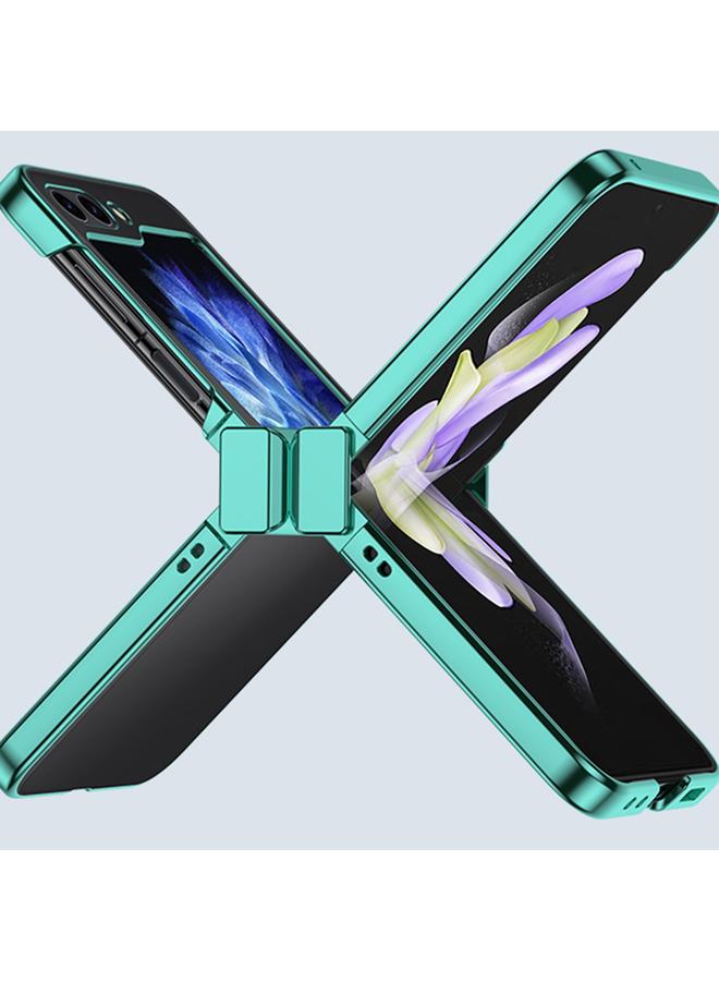 S-TOP Case For Samsung Galaxy Z Flip5 Electroplated Three-piece Set Phone Case - Image 4