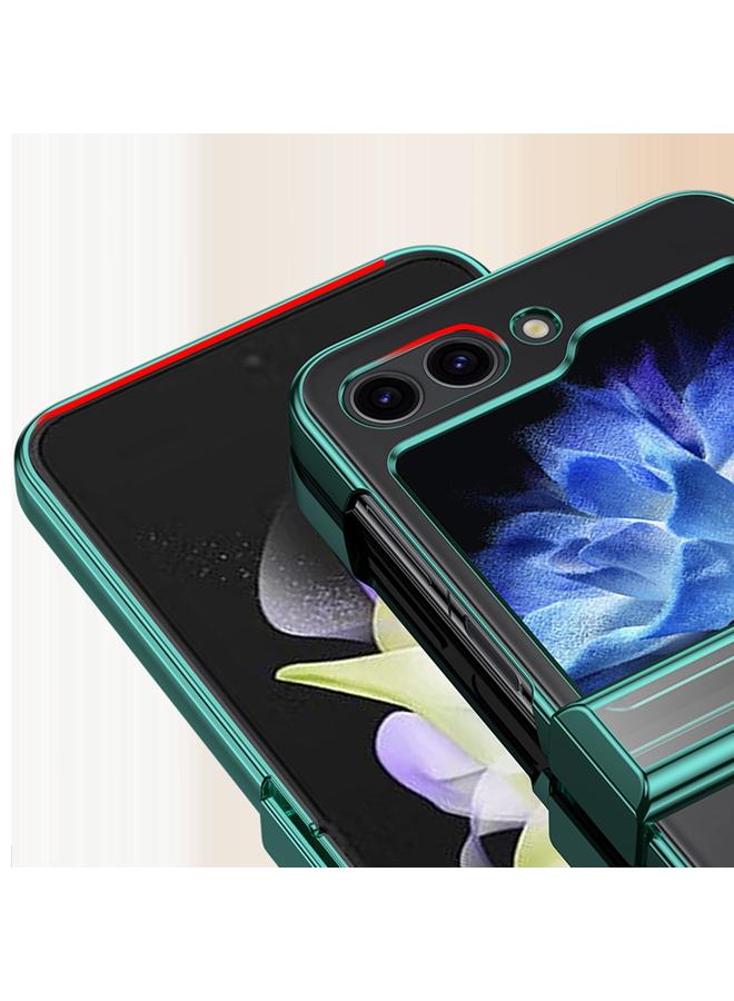 S-TOP Case For Samsung Galaxy Z Flip5 Electroplated Three-piece Set Phone Case - Image 3