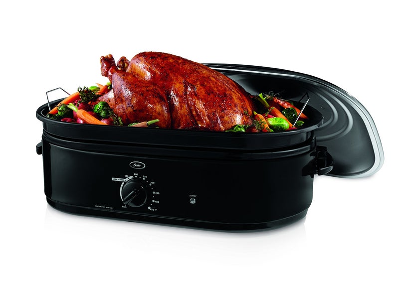 Oster Oster CKSTRS18BSBW 18Quart Roaster Oven with SelfBasting Lid Black 