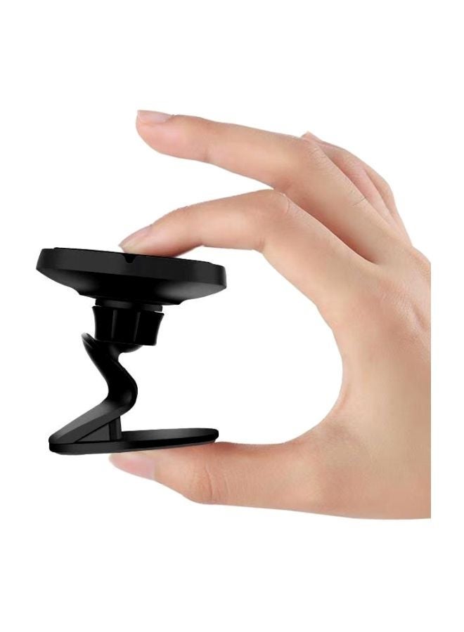 NIBEMINENT 360 Degree Magnetic Mobile Phone Holder Black - Image 2