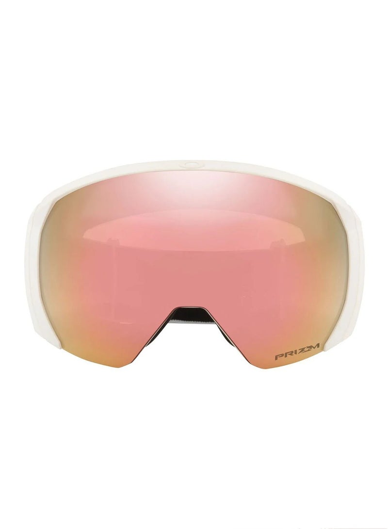 أوكلي FLIGHT PATH MATTE WHITE WPRIZM ROSE GOLD SNOW GOGGLES - Image 2