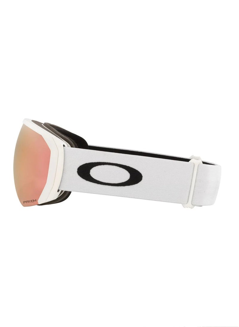 أوكلي FLIGHT PATH MATTE WHITE WPRIZM ROSE GOLD SNOW GOGGLES - Image 3