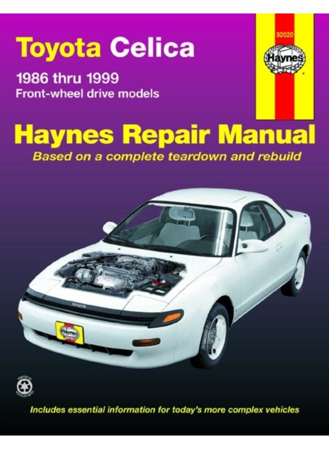 تويوتا سيلكا FWD (1986-1999) دليل إصلاح هاينز (الولايات المتحدة)