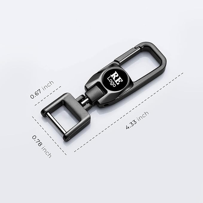 Mistazzo Royale Enfield Metal Keychain Hook Keyring For Bullet Classic 350, Himalayan, Meteor, Hunter Bike Keychains For Boys Men,Black - Image 2