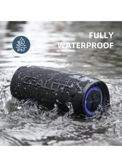 Zealot ZEALOT S56 40W Bluetooth Speaker, Wireless, Portable Speaker with BassUp,IP67 Waterproof Speaker,20H Battery,Stereo,EQ,Speaker Bluetooth Wireless for Outdoor,Beach,Gifts Black  - Image 2