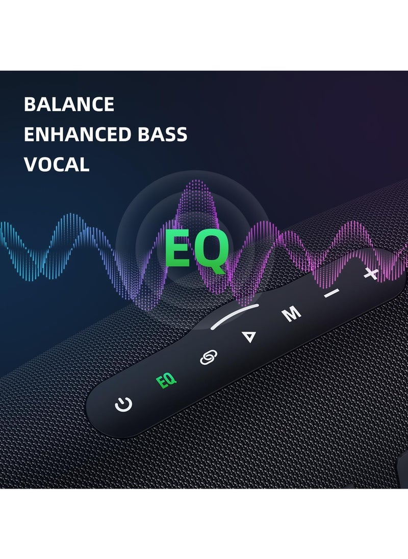 Zealot - ZEALOT S56 40W Bluetooth Speaker, Wireless, Portable Speaker with BassUp,IP67 Waterproof Speaker,20H Battery,Stereo,EQ,Speaker Bluetooth Wireless for Outdoor,Beach,Gifts Black - Image 1