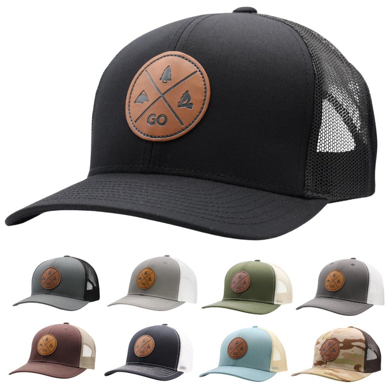 LINDO Trucker Hat - GO Outdoors (Black) - Image 1