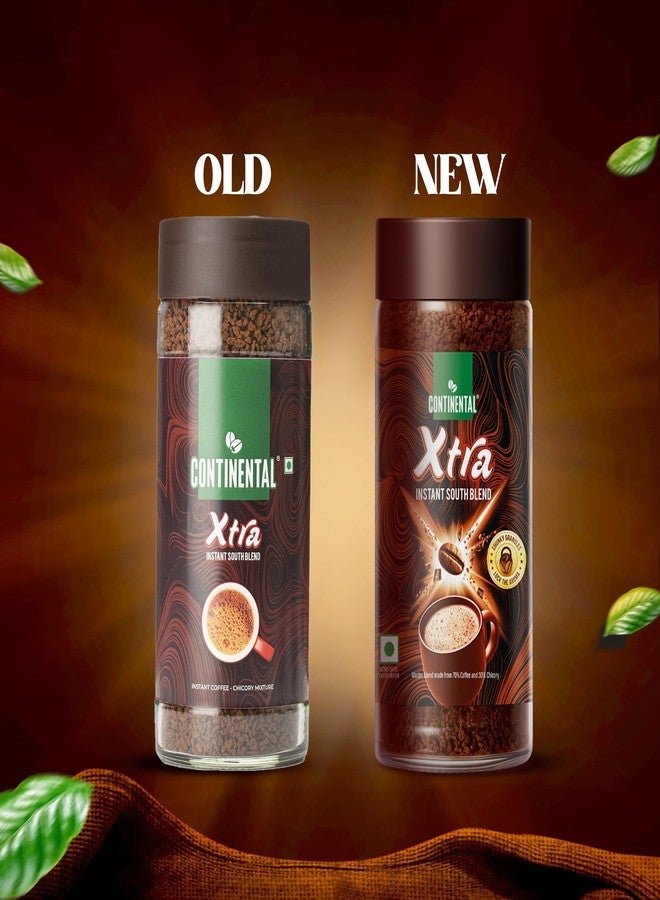 Continental Coffee XTRA Instant Coffee Powder | 200g Jar | 30% Chicory and 70% Robusta Coffee | Medium Roast Instant Coffee | Granulated Instant Coffe - Image 2