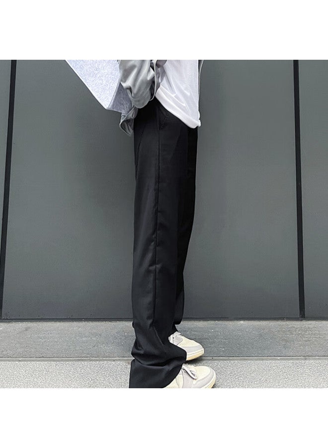 Heliport Helipad American Basic Solid Color Dress Pants Black M - Image 2