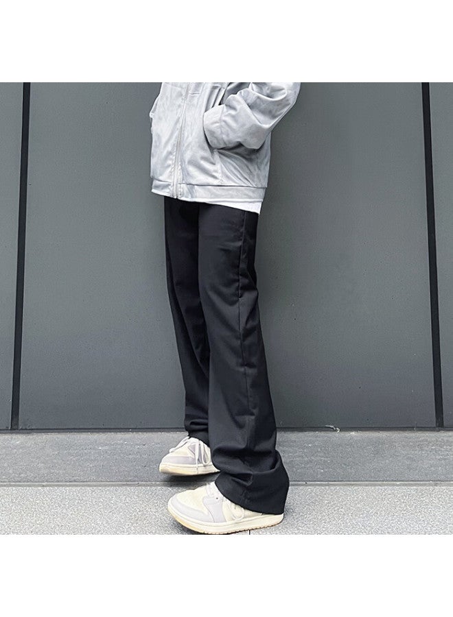 Heliport Helipad American Basic Solid Color Dress Pants Black M - Image 3