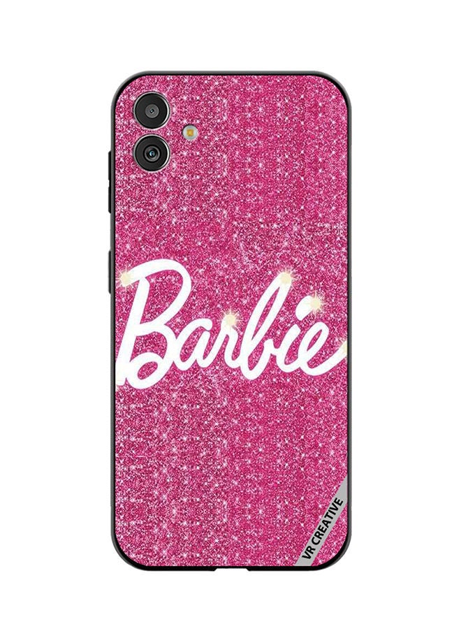 VR CREATIVE Protective Case Cover For Samsung Galaxy M13 5G Sparkling Barbie Design Multicolour - Image 1