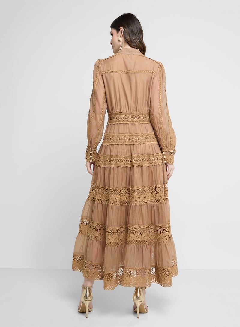 خزانة فستان دانتيل متعدد الطبقات - Image 2