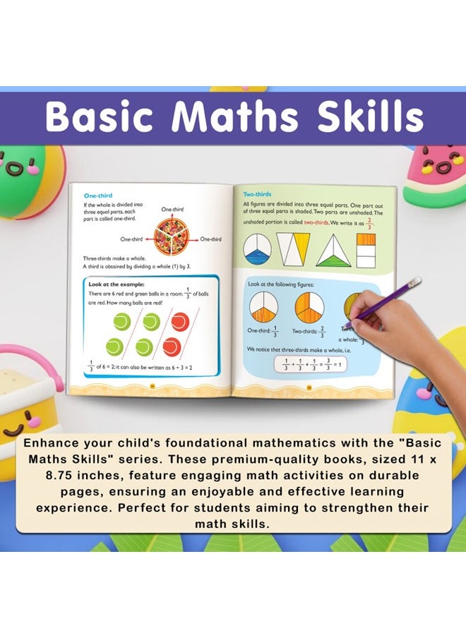 We Happy - 7 Pieces Set Basic Math Skills Addition Subtraction Multiplication Division Fraction Measurement Money Creative Learning and Education Early Development Toy - Image 1