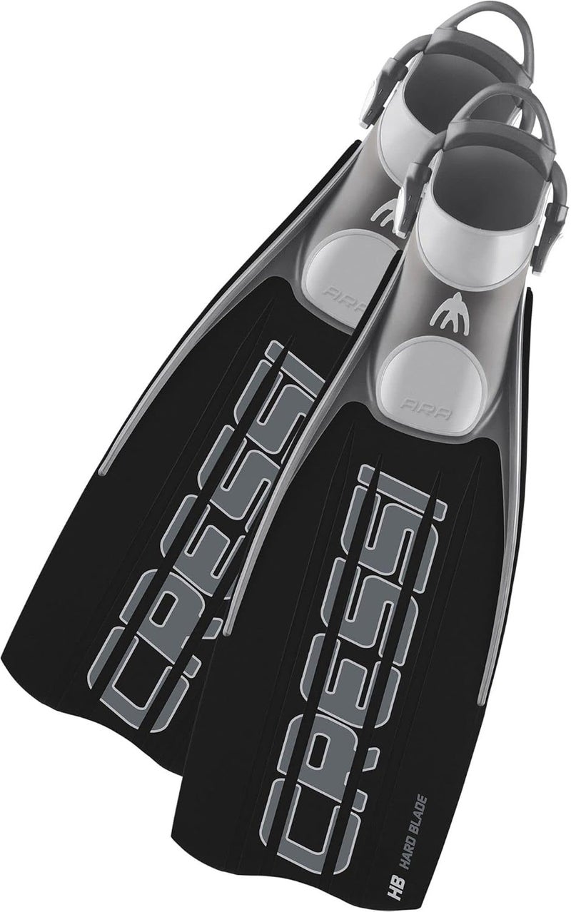 Cressi ARA Performance Blade Fins with EBS Bungee Straps - Image 1