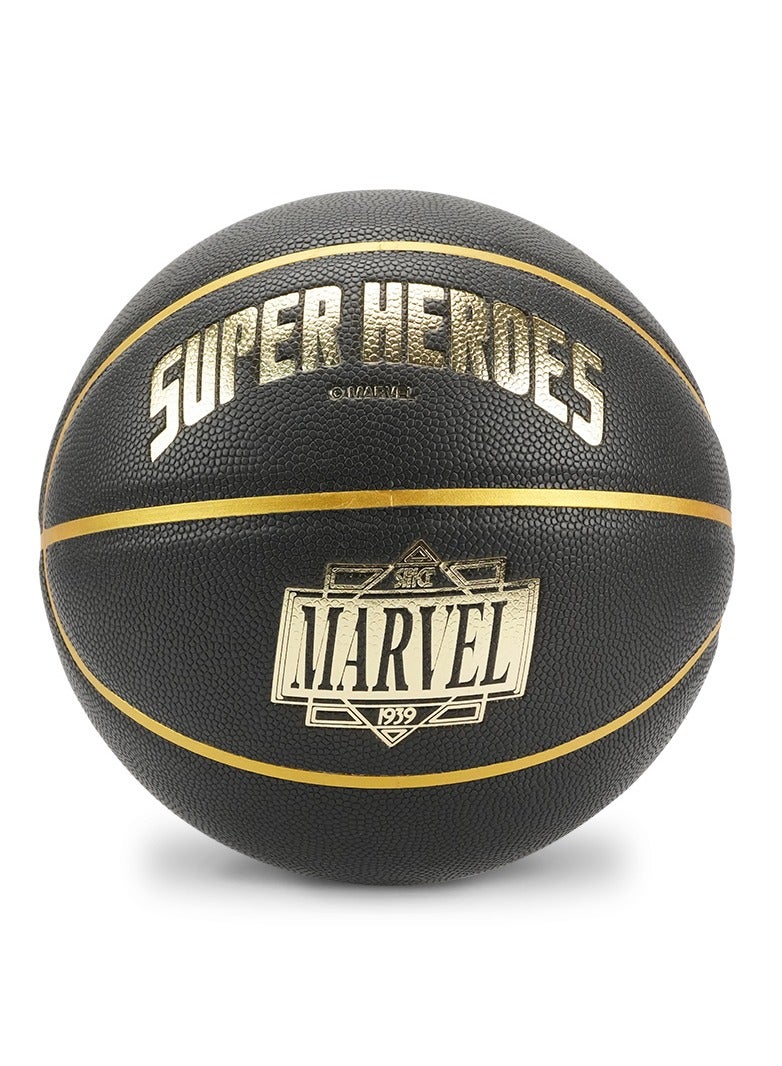 جوريكس كرة السلة، كرة سلة عالية الجودة لجميع الملاعب، كرة سلة مارفل شكل بطل السوبر, مقاس 25 × 25 × 25 سم للعب في الأماكن المغلقة أو الهواء الطلق للمسابقات اللعب الترفيهي للأولاد والبنات والبالغين والأطفال - Image 1