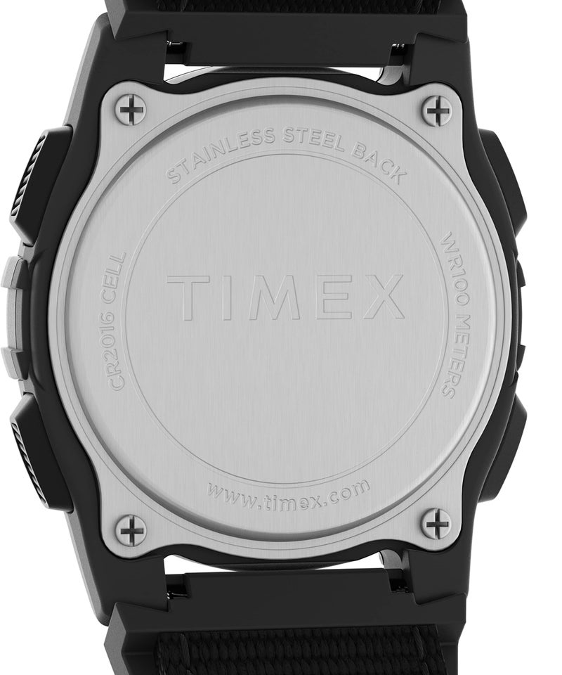 Timex Unisex Expedition CAT Midsize 33mm Watch - Black Strap Digital Dial Black Case - Image 5