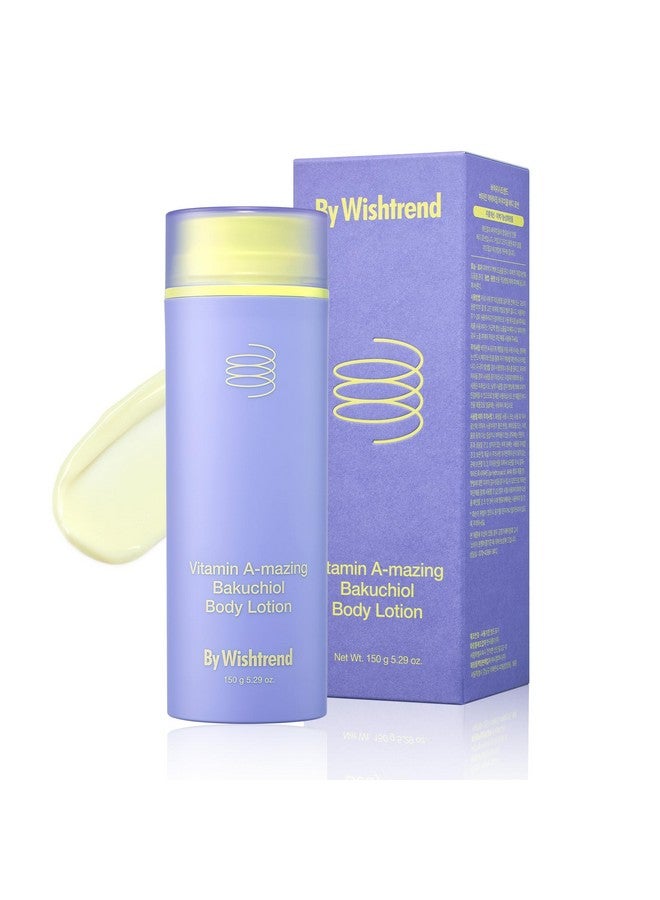BY WISHTREND Vitamin A-mazing Bakuchiol Body Lotion 150g, Korean body lotion, skin bumps, chicken skin, hyperpigmentation, dull wrinkles, pore care for All Skin Types - Image 1