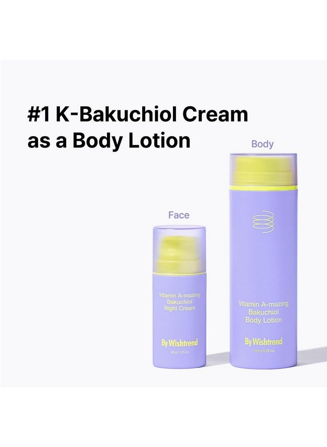 BY WISHTREND Vitamin A-mazing Bakuchiol Body Lotion 150g, Korean body lotion, skin bumps, chicken skin, hyperpigmentation, dull wrinkles, pore care for All Skin Types - Image 2