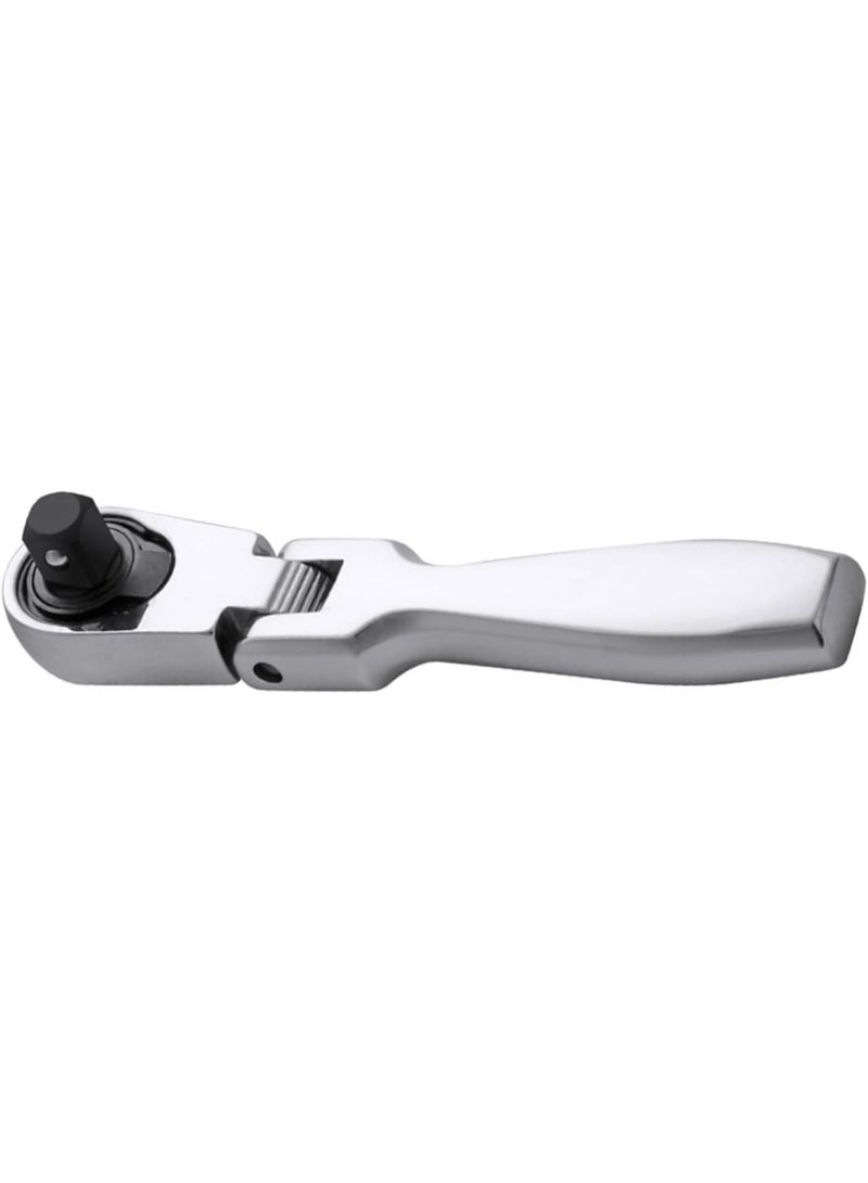 GGOOT 180 Degree Flexible Head Ratchet Wrench Steel Combination Spanner Key Wrench Hardware Hand Tool - Image 1