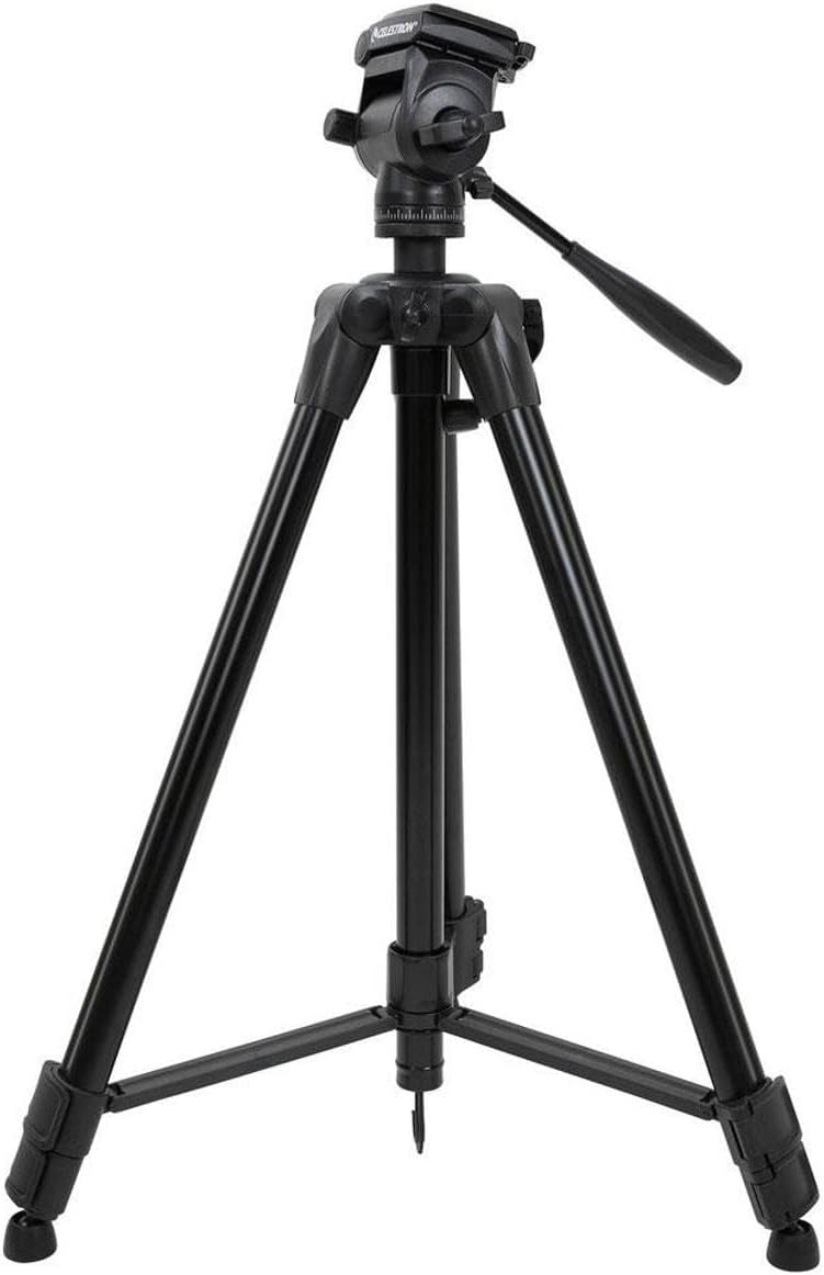 Celestron Ultima Pan Tilt Head Tripod, Black, 28-67 inches - Image 2