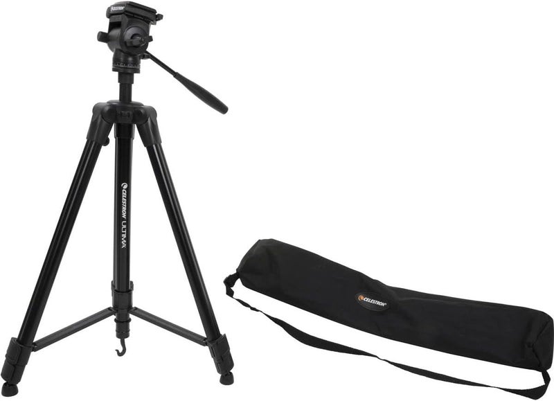 Celestron Ultima Pan Tilt Head Tripod, Black, 28-67 inches - Image 3