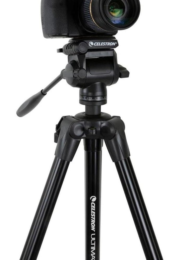 Celestron Ultima Pan Tilt Head Tripod, Black, 28-67 inches - Image 5
