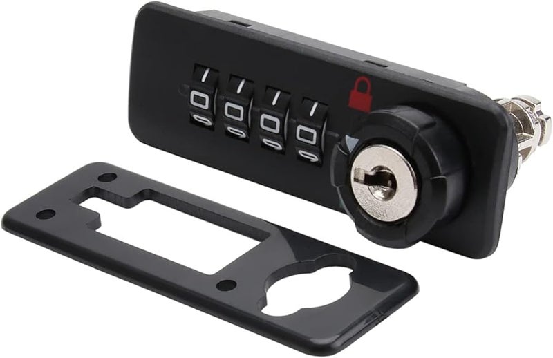 Tehaux Digital Combination Desk Lock 4 Code ABS Plastic Cabinet Security Safe - Image 2