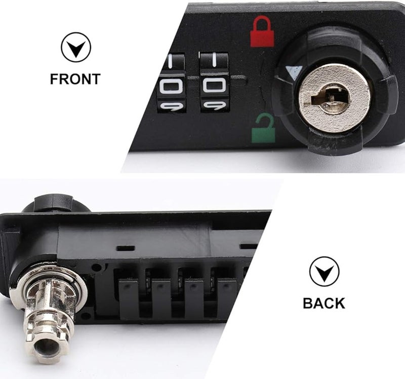 Tehaux Digital Combination Desk Lock 4 Code ABS Plastic Cabinet Security Safe - Image 5