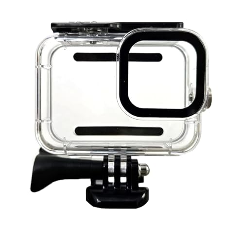 Action Pro حافظة مقاومة للماء برو أكشن برو متوافقة مع GoPro Hero 9/10/11/12/13 | غطاء غطس تحت الماء حتى 60 متر | حافظة كاميرا شفافة مقاومة للصدمات والخدوش مع حامل - Image 1