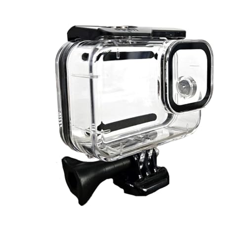 Action Pro حافظة مقاومة للماء برو أكشن برو متوافقة مع GoPro Hero 9/10/11/12/13 | غطاء غطس تحت الماء حتى 60 متر | حافظة كاميرا شفافة مقاومة للصدمات والخدوش مع حامل - Image 2