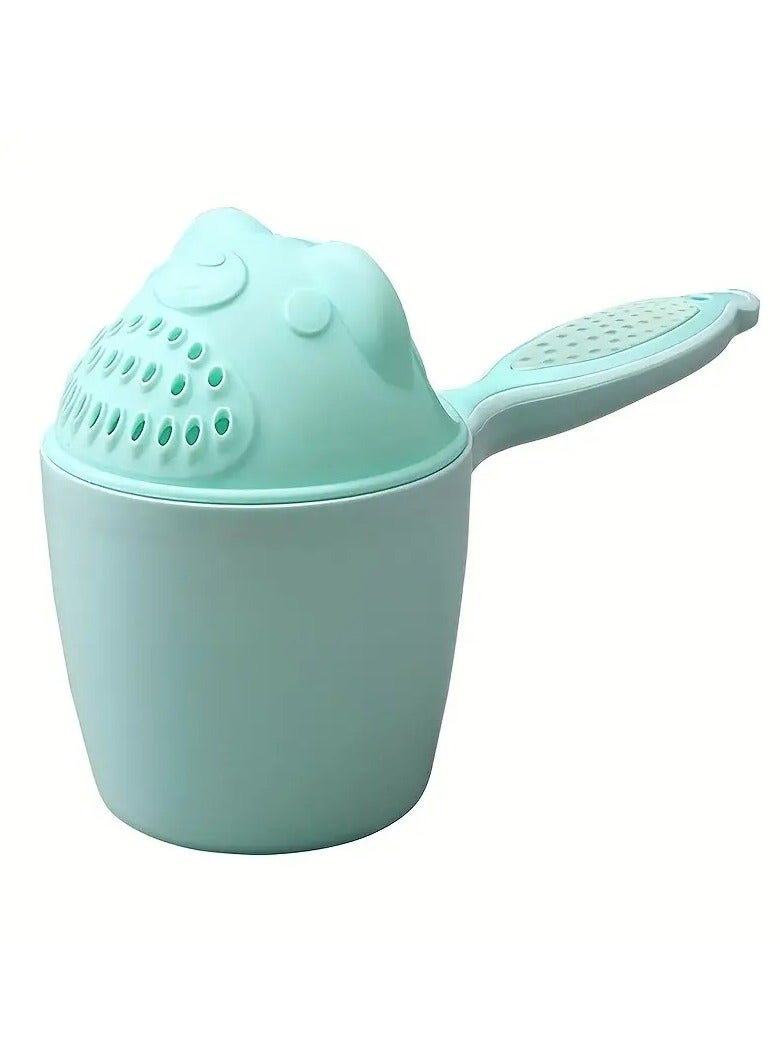 Little tots Protect Your Baby's Eyes With This Innovative Baby Shampoo Rinse Cup Green Color - Image 1