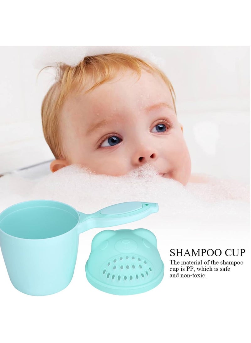 Little tots Protect Your Baby's Eyes With This Innovative Baby Shampoo Rinse Cup Green Color - Image 3